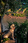 Luang Prabang, Laos - Walking along the riverfront of the Nam Khan